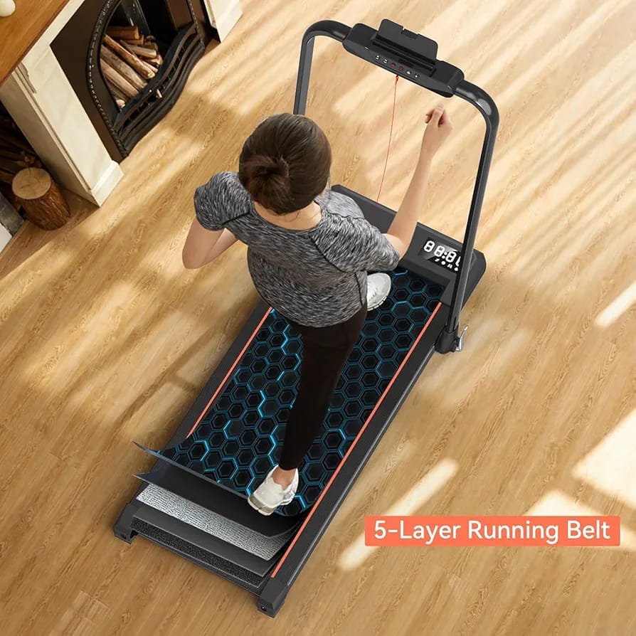 جهاز جري منزلي كهربائي قابل للطي