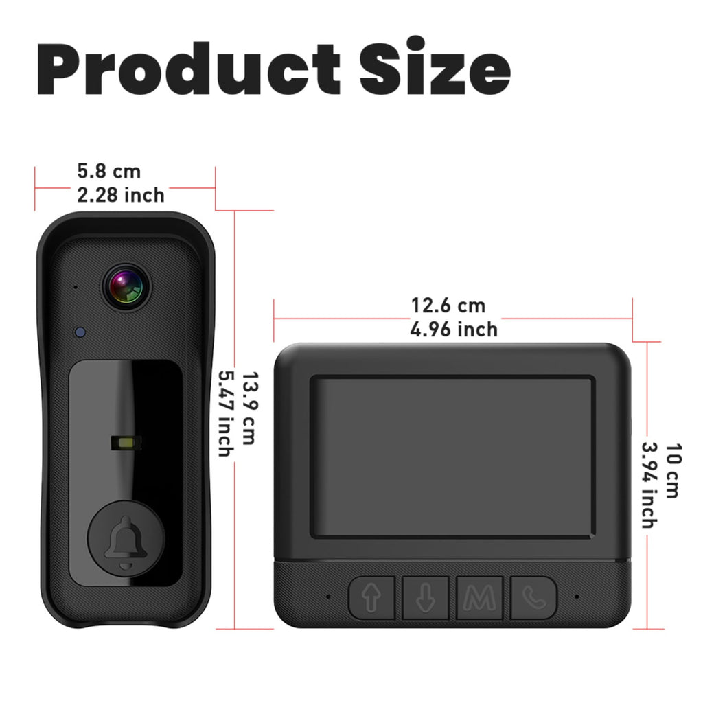الجرس الذكي ابوشاشة لاسلكية