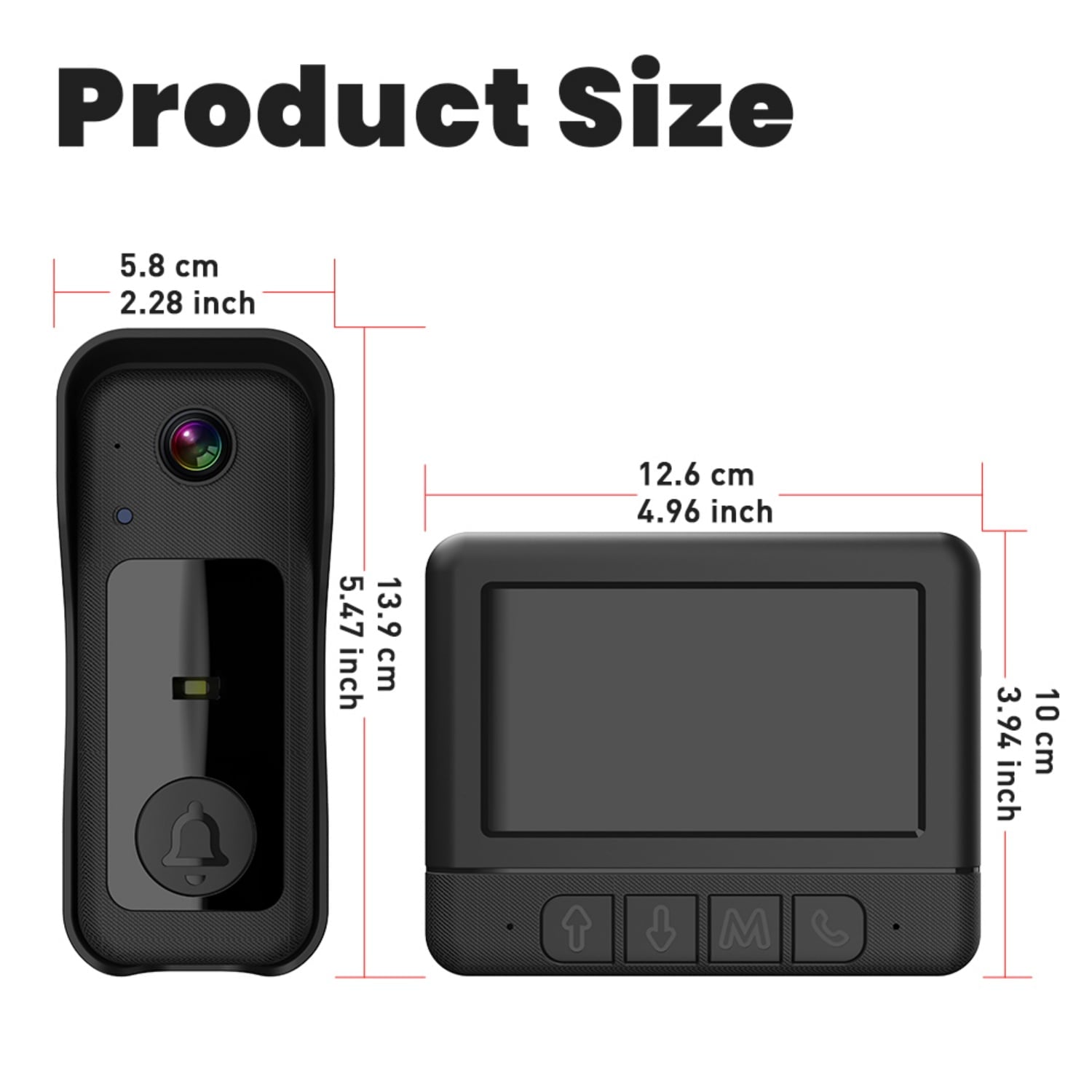 الجرس الذكي ابوشاشة لاسلكية
