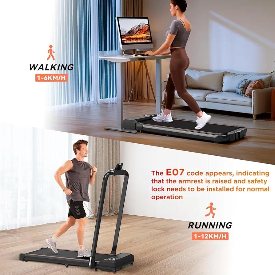 جهاز جري منزلي كهربائي قابل للطي