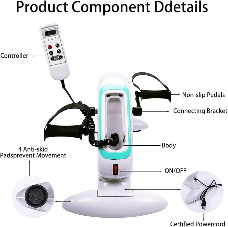 🔥 دراجة الكهربائية الذكية راحتك وصحتك في جهاز واحد! 🔥 للقدمين واليدين