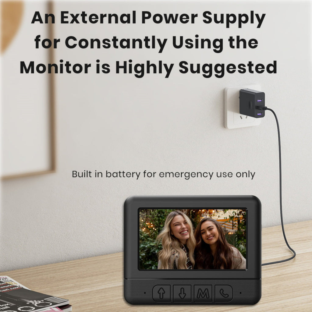 الجرس الذكي ابوشاشة لاسلكية