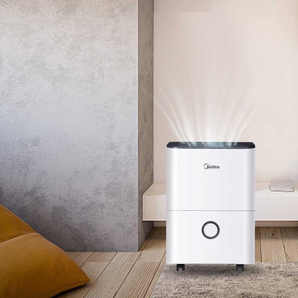 جهاز شفط الرطوبة المتنقل من Midea – الحل المثالي لبيئة صحية ونقية! 💨🏠 🔹 إزالة رطوبة فائقة الكفاءة: