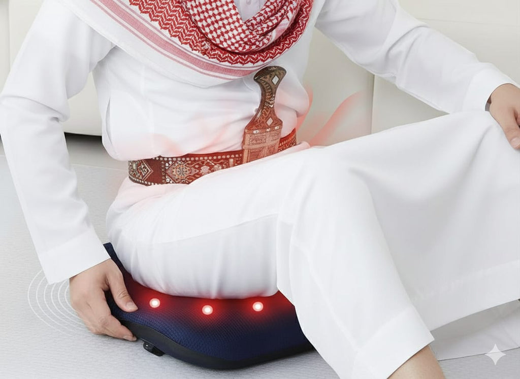 وسادة التدفئة والمساج الاهتزازي